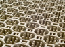 Модульное грязезащитное ПВХ покрытие OPTIMA DUOS 250x250x9мм, зеленое.