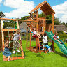 Детский игровой городок Jungle Gym Palace + Climb Module Xtra