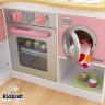 Угловая детская игровая кухня KidKraft Гурман, розовая
